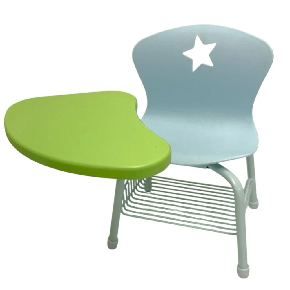 American Girl Doll Furniture Blue & Green School Swivel‎ Desk for 18